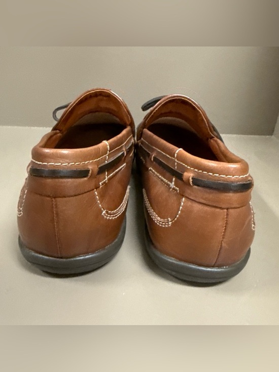 Men\'s Pikolinos Brown Woven Leather Driving Loafers Boat Shoe Style Lace EUC main image 6